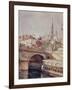 Le pont Saint-Michel. Paris (VIème arr.), 1801-1900-François Max Bugnicourt-Framed Giclee Print