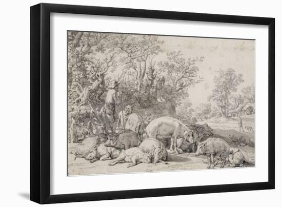 Le porcher-Paulus Potter-Framed Giclee Print