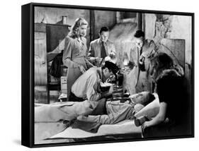 Le Port by l'Angoisse TO HAVE AND HAVE NOT by Howard Hawks, 1944-null-Framed Stretched Canvas