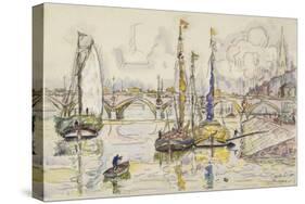 Le port de Bordeaux-Paul Signac-Stretched Canvas