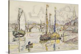 Le port de Bordeaux-Paul Signac-Stretched Canvas