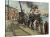 Le Port de Dieppe, C. 1920-Jacques-emile Blanche-Stretched Canvas