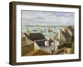 Le port de Granville-Louis Robert Antral-Framed Giclee Print