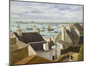 Le port de Granville-Louis Robert Antral-Mounted Giclee Print