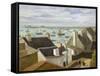 Le port de Granville-Louis Robert Antral-Framed Stretched Canvas