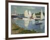 Le Port De L'Orient, 1890-Henry Moret-Framed Giclee Print