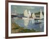 Le Port De L'Orient, 1890-Henry Moret-Framed Giclee Print