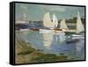 Le Port De L'Orient, 1890-Henry Moret-Framed Stretched Canvas
