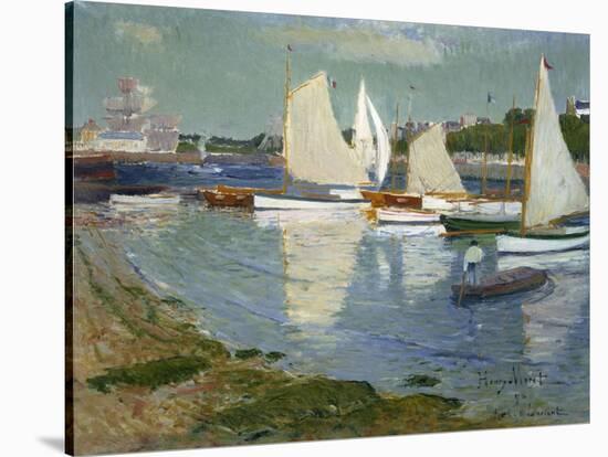 Le Port De L'Orient, 1890-Henry Moret-Stretched Canvas
