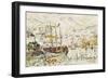 Le Port de Saint-Malo-Paul Signac-Framed Giclee Print