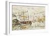 Le Port de Saint-Malo-Paul Signac-Framed Giclee Print