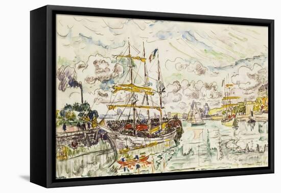 Le Port de Saint-Malo-Paul Signac-Framed Stretched Canvas