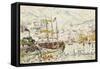 Le Port de Saint-Malo-Paul Signac-Framed Stretched Canvas