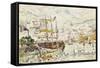 Le Port de Saint-Malo-Paul Signac-Framed Stretched Canvas