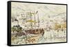 Le Port de Saint-Malo-Paul Signac-Framed Stretched Canvas