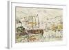 Le Port de Saint-Malo-Paul Signac-Framed Giclee Print