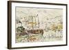 Le Port de Saint-Malo-Paul Signac-Framed Giclee Print