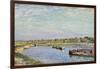 Le Port De Saint Mammes, Le Matin, 1885-Alfred Sisley-Framed Giclee Print