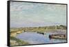 Le Port De Saint Mammes, Le Matin, 1885-Alfred Sisley-Framed Stretched Canvas