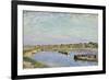 Le Port De Saint Mammes, Le Matin, 1885-Alfred Sisley-Framed Giclee Print