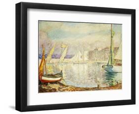 Le Port de Saint Tropez-Henri Lebasque-Framed Giclee Print