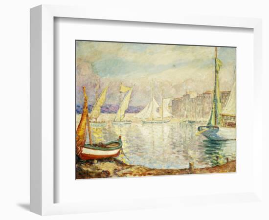 Le Port de Saint Tropez-Henri Lebasque-Framed Giclee Print