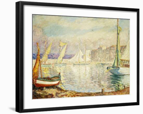 Le Port de Saint Tropez-Henri Lebasque-Framed Giclee Print