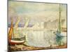 Le Port de Saint Tropez-Henri Lebasque-Mounted Giclee Print