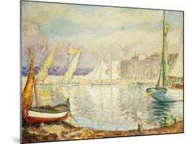Le Port de Saint Tropez-Henri Lebasque-Mounted Giclee Print