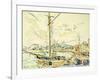 Le Port de Saint-Tropez-Paul Signac-Framed Giclee Print