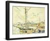 Le Port de Saint-Tropez-Paul Signac-Framed Giclee Print