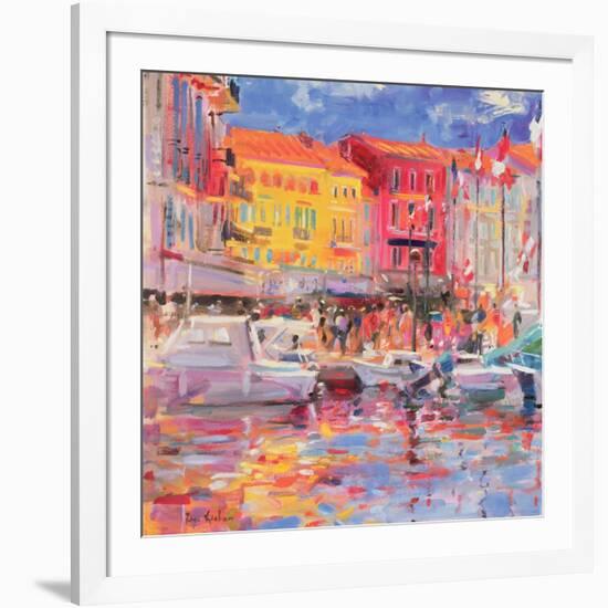 Le Port De St Tropez, 2002-Peter Graham-Framed Giclee Print