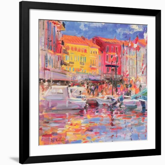 Le Port De St Tropez, 2002-Peter Graham-Framed Giclee Print