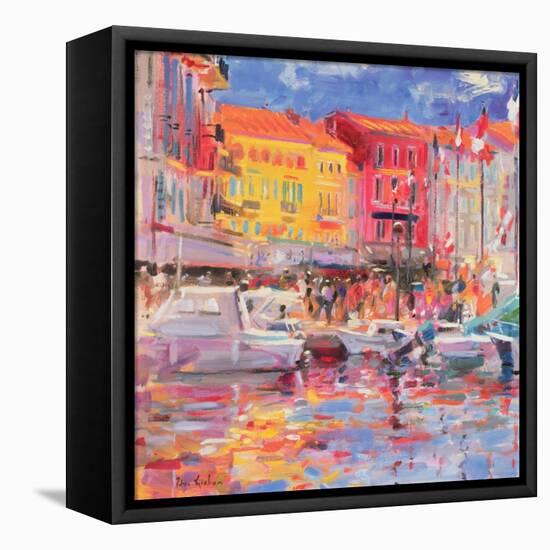 Le Port De St Tropez, 2002-Peter Graham-Framed Stretched Canvas