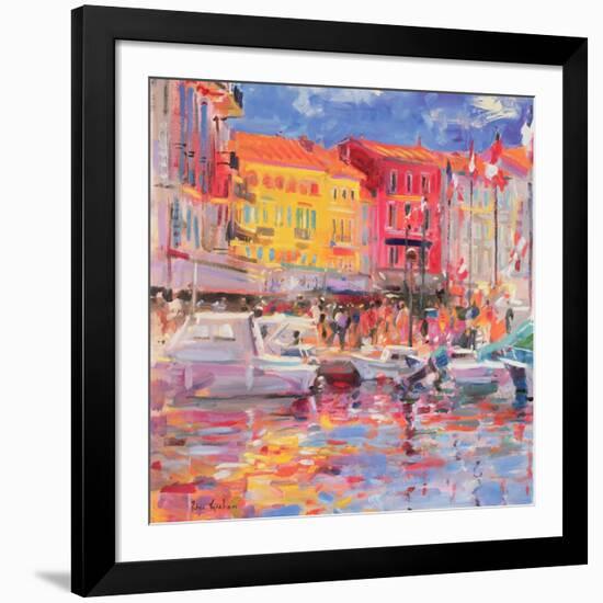 Le Port De St Tropez, 2002-Peter Graham-Framed Giclee Print