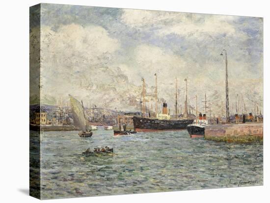 Le Port Du Havre, 1905-Maxime Emile Louis Maufra-Stretched Canvas