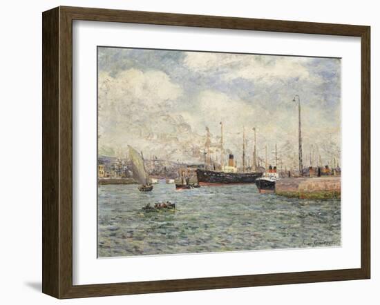 Le Port Du Havre, 1905-Maxime Emile Louis Maufra-Framed Giclee Print