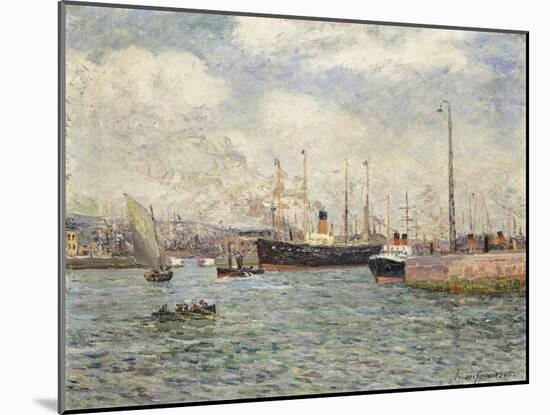 Le Port Du Havre, 1905-Maxime Emile Louis Maufra-Mounted Giclee Print