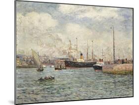 Le Port Du Havre, 1905-Maxime Emile Louis Maufra-Mounted Giclee Print