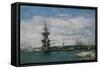 Le Port Du Havre, Circa 1864-1866-Eugène Boudin-Framed Stretched Canvas