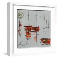 Le port-Christine Tison-Framed Art Print