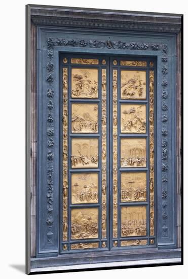 Le Porte Del Paradiso, East Side of Baptistery, by Lorenzo Ghiberti-Guido Cozzi-Mounted Photographic Print