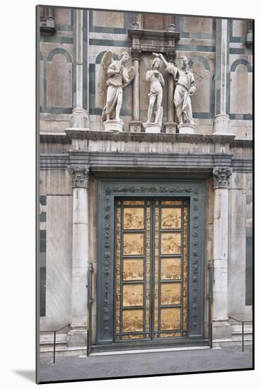 Le Porte Del Paradiso, East Side of Baptistery, by Lorenzo Ghiberti-Guido Cozzi-Mounted Photographic Print