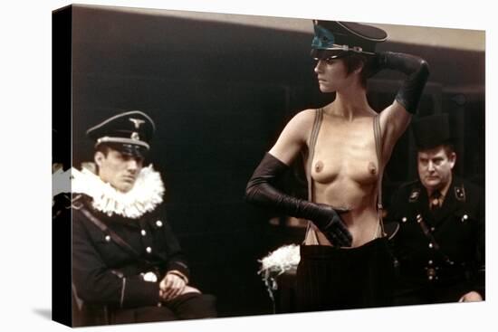 Le portier by nuit The Night Porter by Liliana Cavani with Charlotte Rampling, 1974 (photo)-null-Stretched Canvas