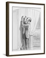 Le Portrait De La Prima Donna, Plate 4 from Les Toquades, 1858-Paul Gavarni-Framed Giclee Print