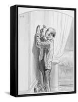 Le Portrait De La Prima Donna, Plate 4 from Les Toquades, 1858-Paul Gavarni-Framed Stretched Canvas