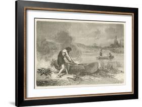 Le Premier Navigateur-Emile Antoine Bayard-Framed Giclee Print