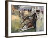 Le Premier Soin, 1914-Alexandre De Riquer-Framed Giclee Print