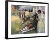 Le Premier Soin, 1914-Alexandre De Riquer-Framed Giclee Print