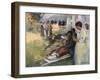 Le Premier Soin, 1914-Alexandre De Riquer-Framed Giclee Print